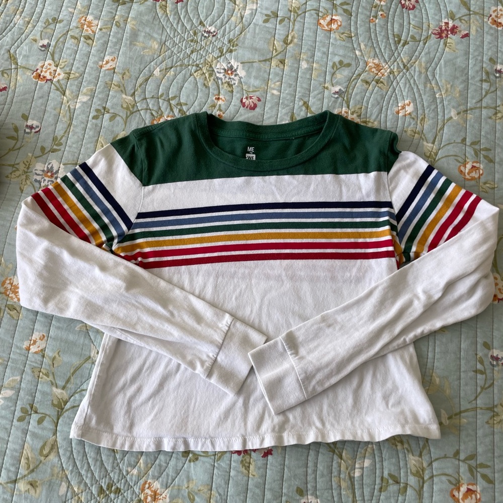 Me to We Striped Shirt (PacSun)